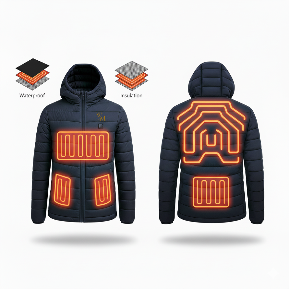 WM® Unisex Heating Jacket, Stay Heated